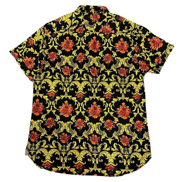 Denim & Flower Black and Gold Tapestry Print in Mens medium by Ricky Singh - Picture 2 of 4